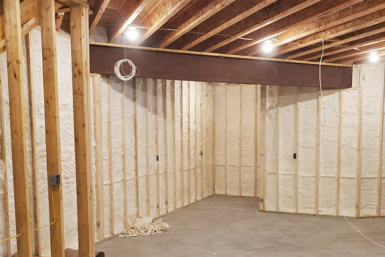 Basement insulation in Redding, CA